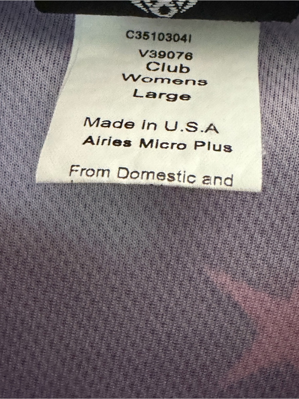 Twin Six Women’s Large Purple Pink Star Cycling Jersey USA Made Full Zip Bike - Picture 4 of 7